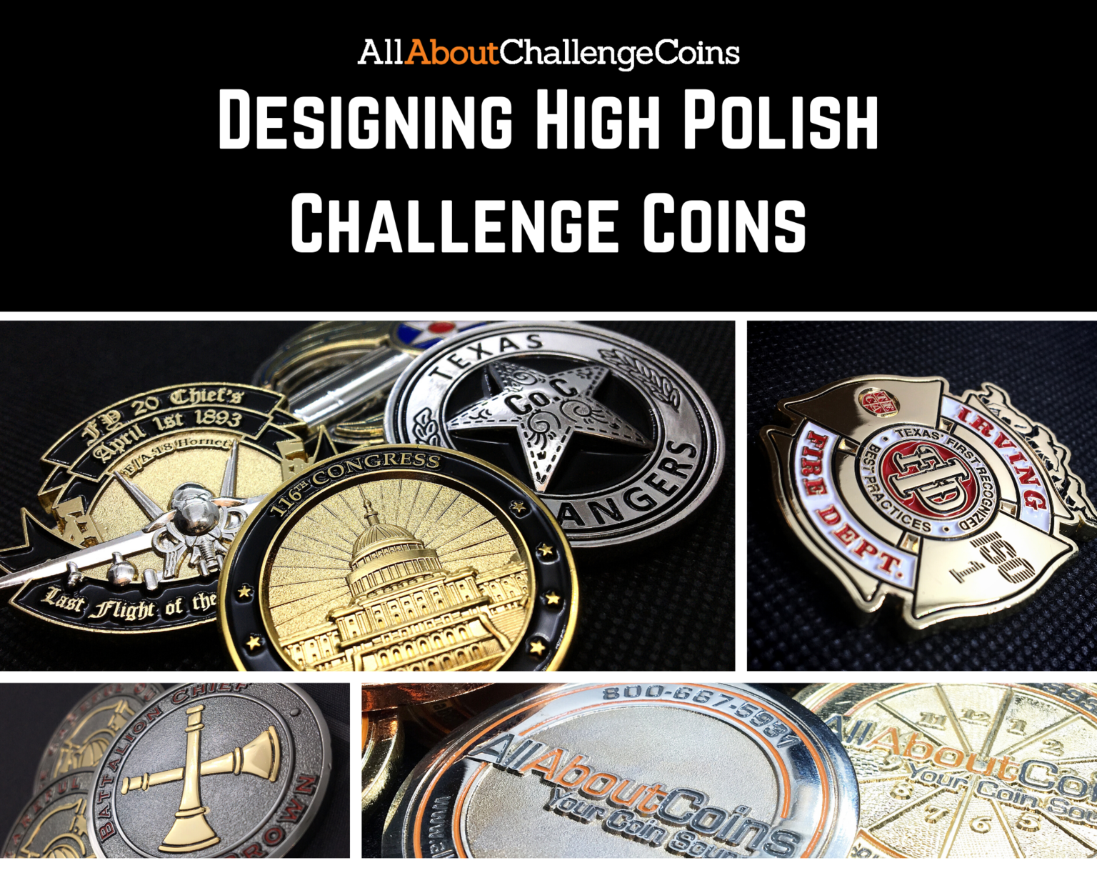 Custom Coin Design: High Polish Challenge Coins