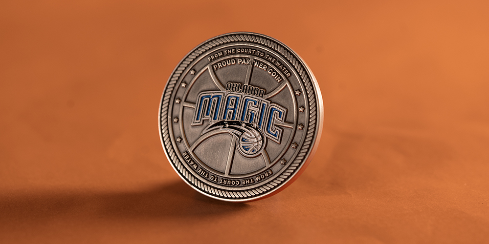 Celebrating Partnership: Action Water Sports & Orlando Magic Custom Challenge Coins