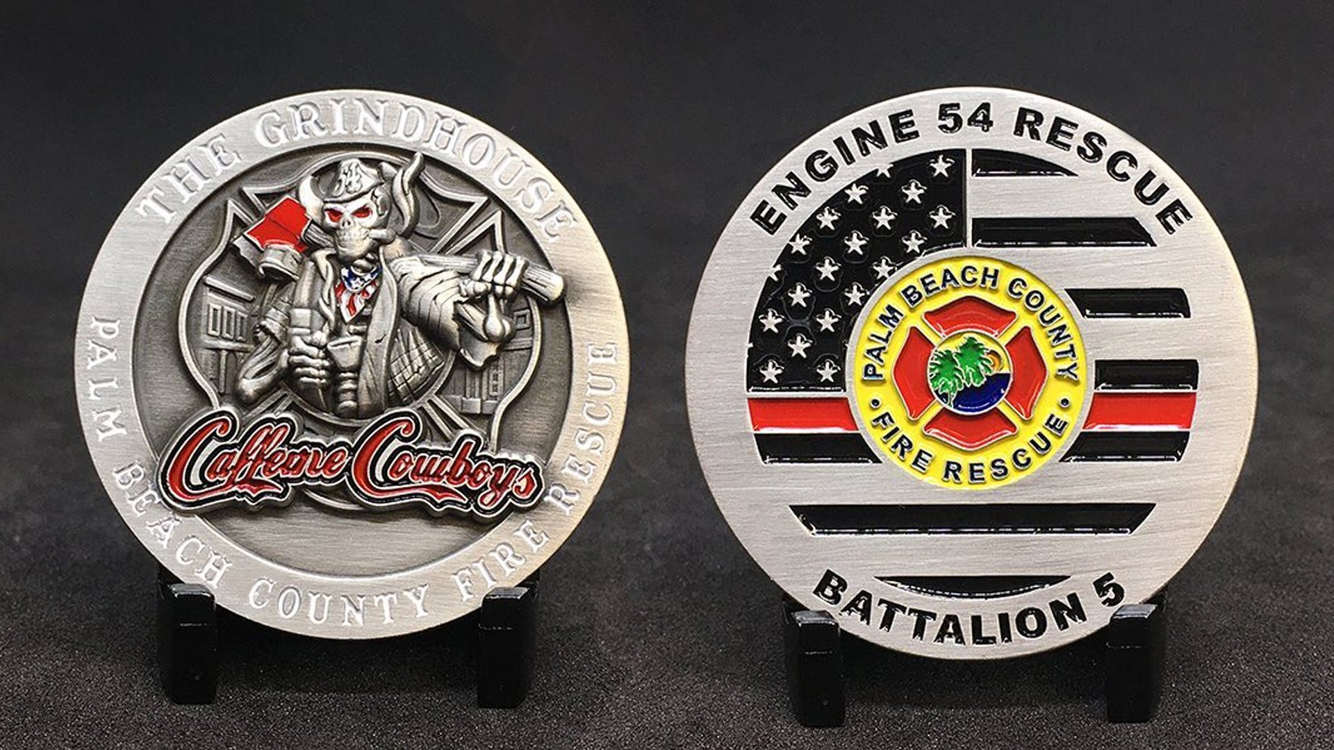 Custom Firefighter Challenge Coins