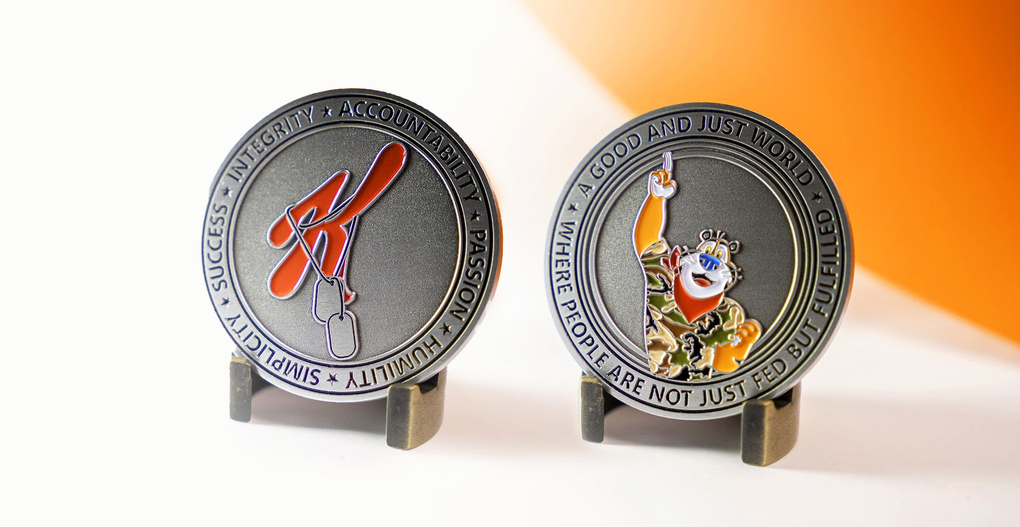 Custom Veterans Challenge Coins