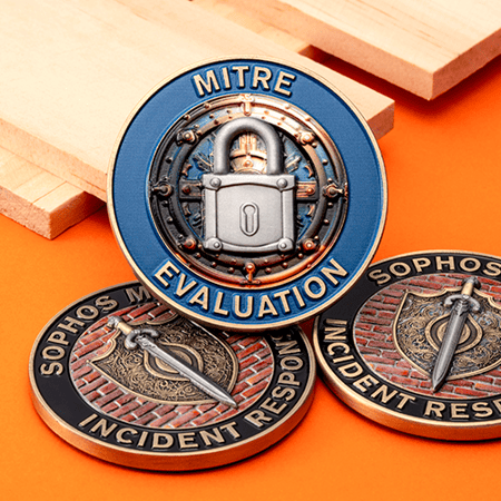 A custom challenge coin with 3D and UV printed color