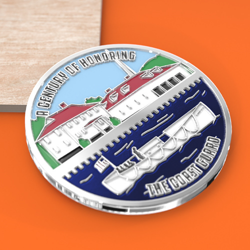 AAN Honoring The Coast Guard Challenge Coin Image-2.