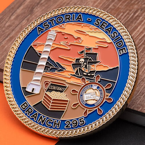 2024 oregon state convention astoria seaside branch 295 challenge coin 2