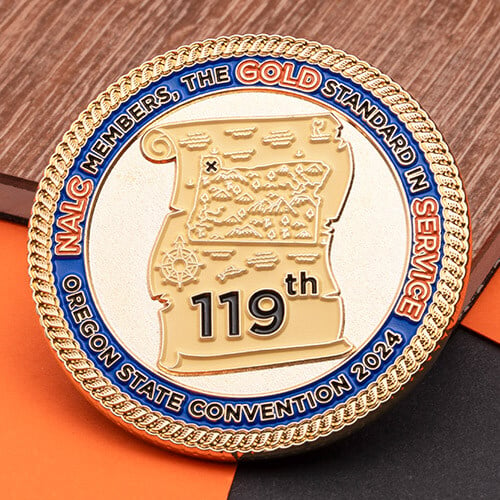 2024 oregon state convention astoria seaside branch 295 challenge coin 1