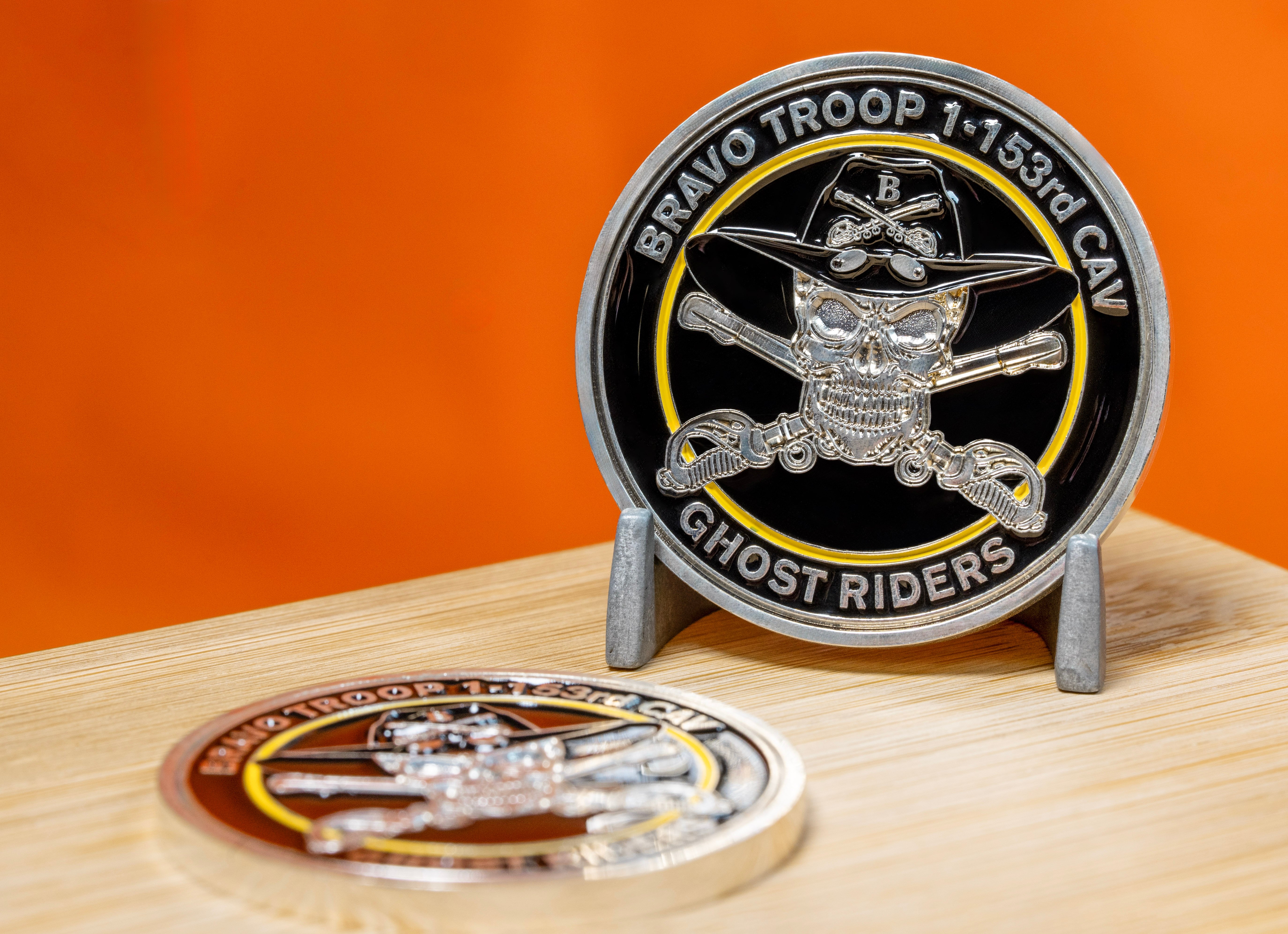 Bravo Troop 1-153rd CAV Challenge Coin