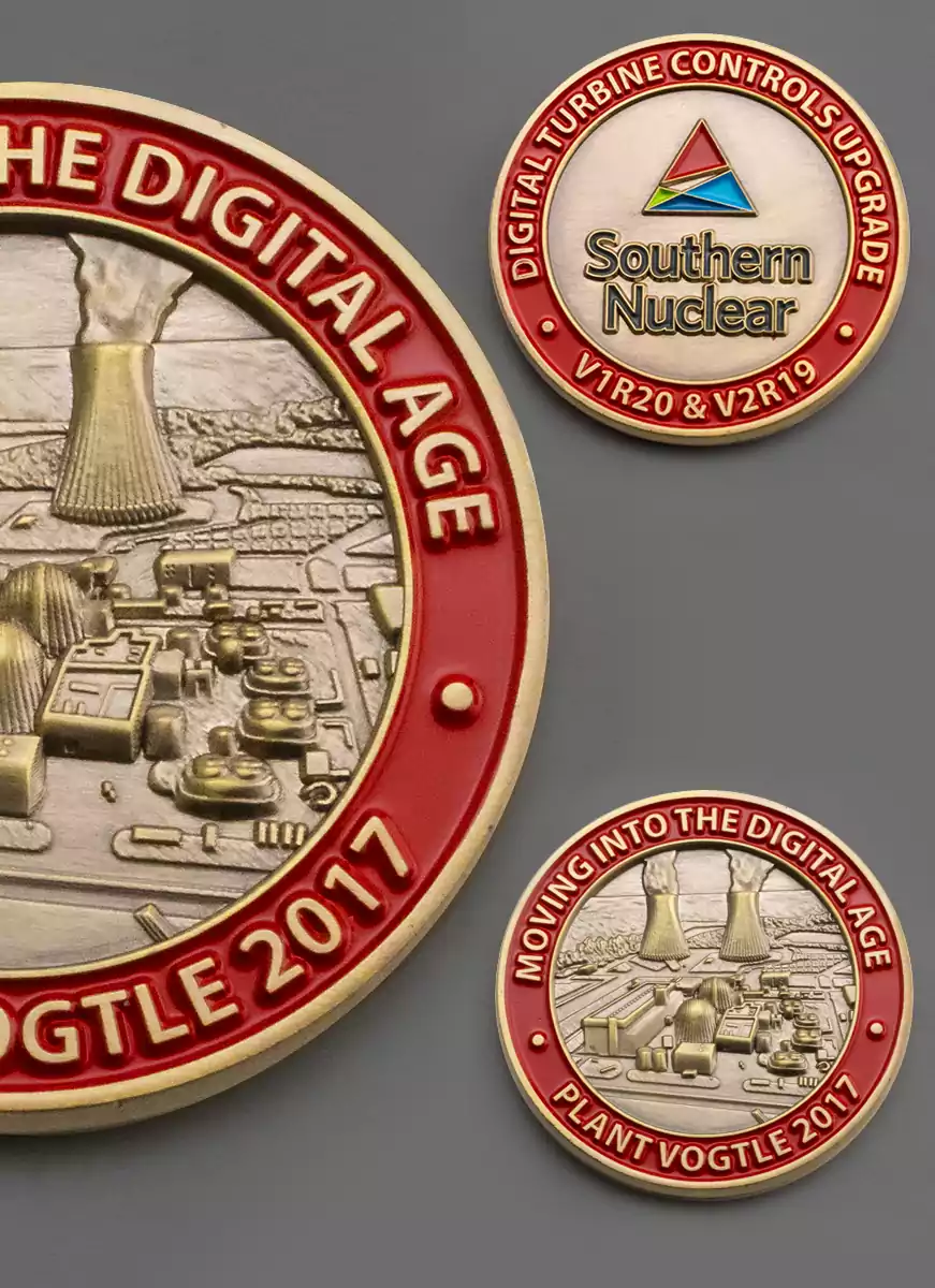 southern nuclear corporate challenge coin