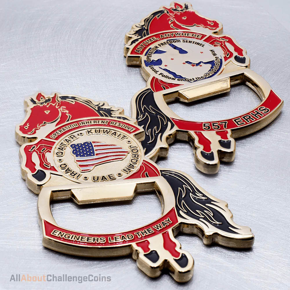 557 ERHS Military Bottle Opener - All About Challenge Coins