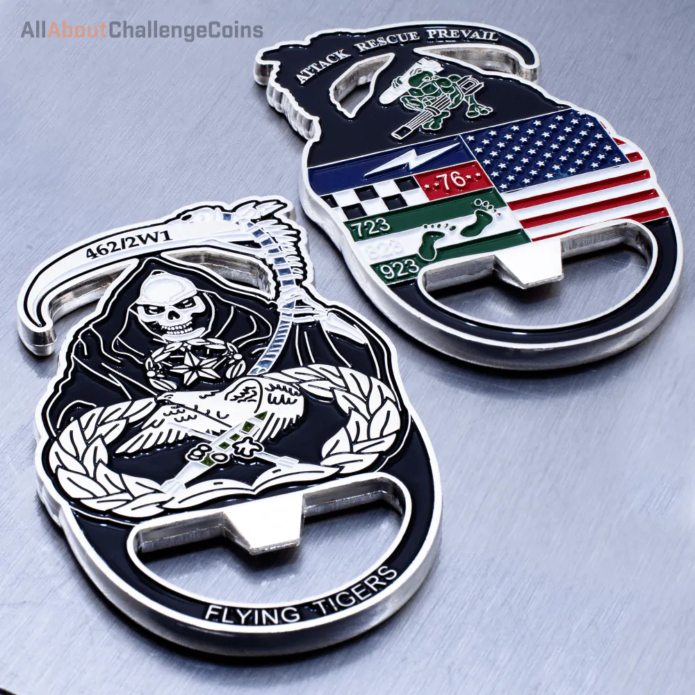 Flying Tigers Bottle Opener - All About Challenge Coins