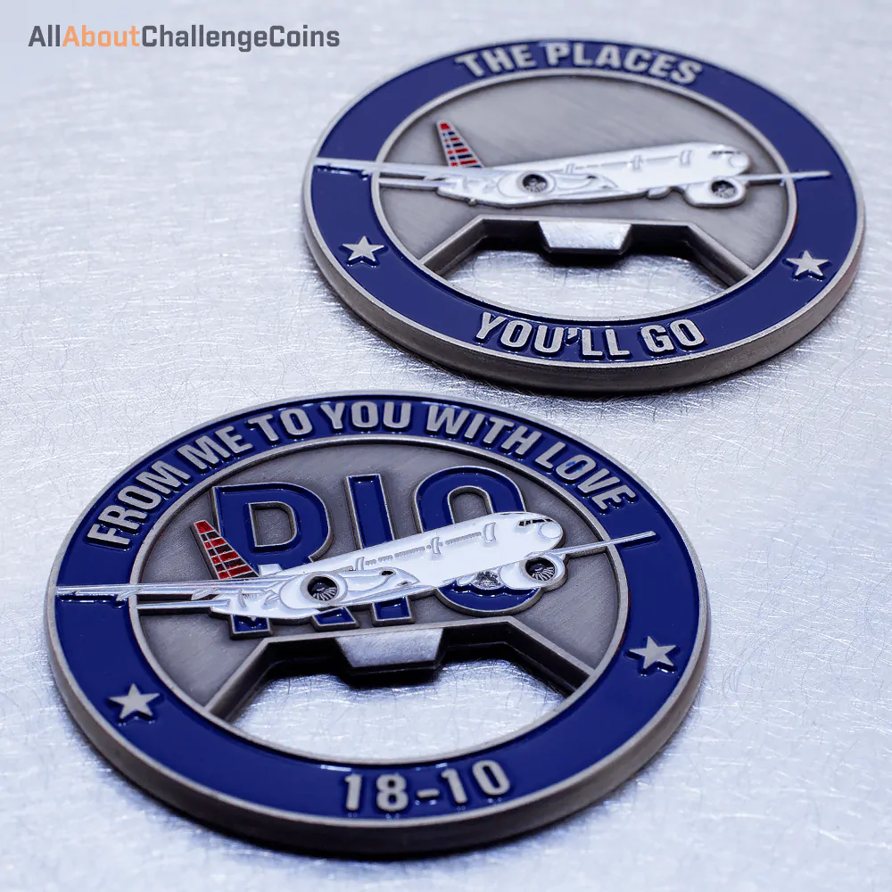 RIO 18-10 Bottle Opener - All About Challenge Coins