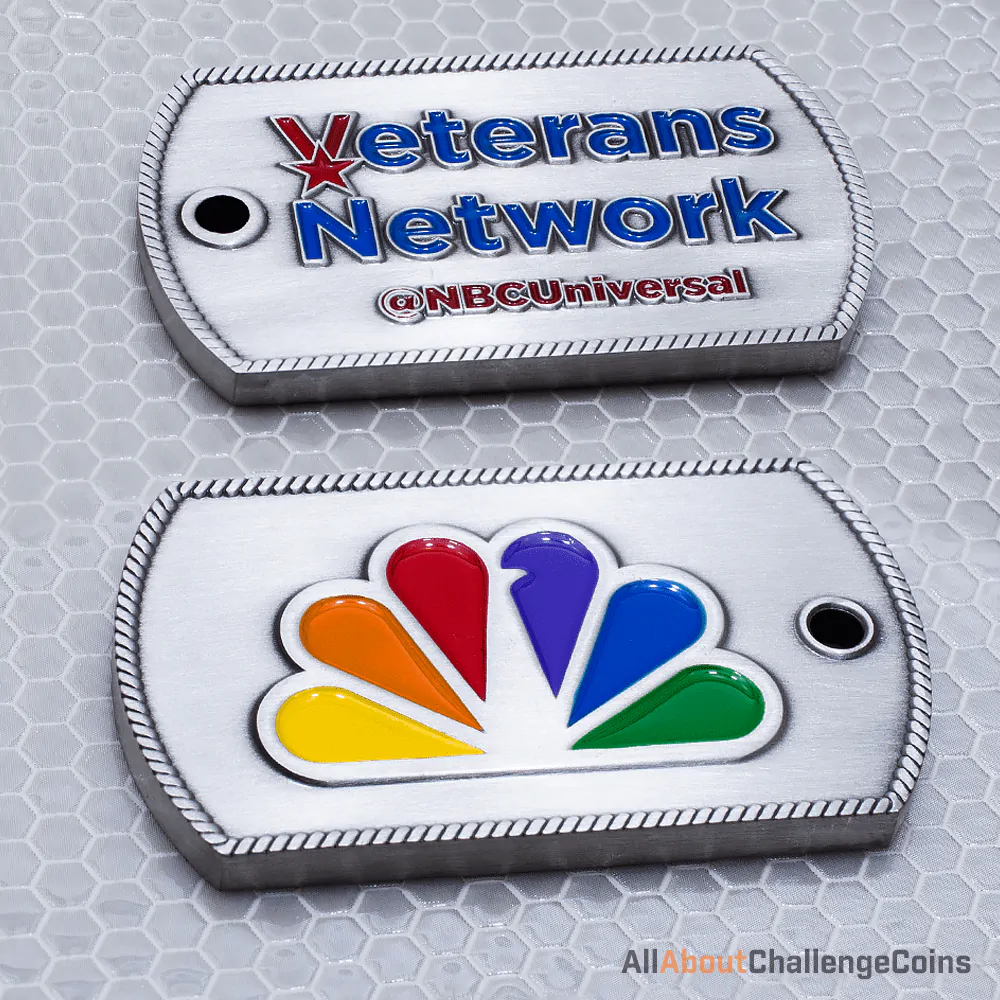 NBC Dog Tags - All About Challenge Coins