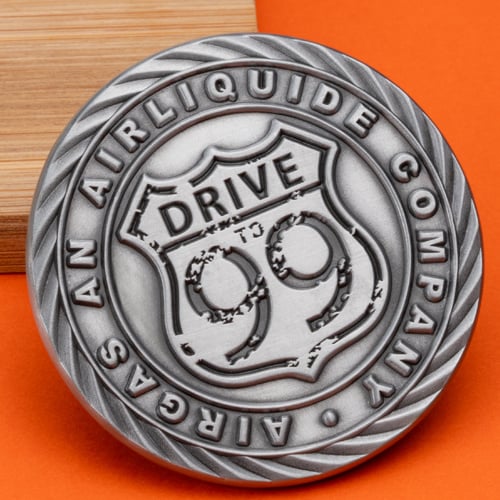 Airgas Airliquide Company Challenge Coin Front