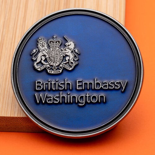 british embassy washington kings messenger service challenge coin 2