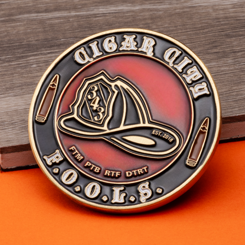 Cigar City Fools Challenge Coin