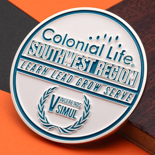 colonial life southwest-region learn lead grow serve challenge coin