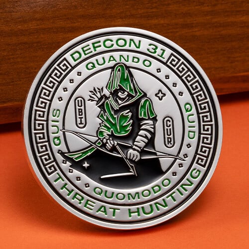 Defcon 31 Threat Hunting Detection Engineering Challenge Coin