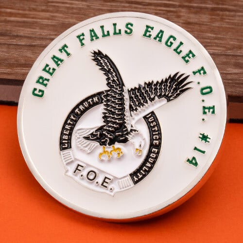 Great Falls Fraternal Order of Eagles 14 Challenge Coin