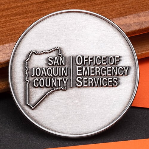 san joaquin county office of emergency services challenge coin