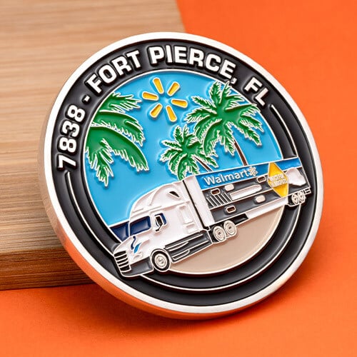 Walmart Supply Chain 7838 Fort Pierce FL Challenge Coin